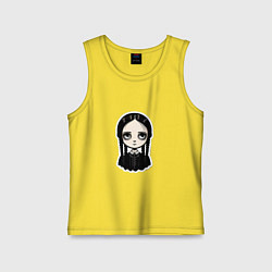 Детская майка Уэнсдей, Семейка Аддамс в стиле Бёртона