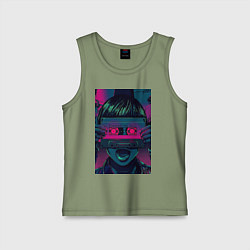 Детская майка Музыкальная девушка