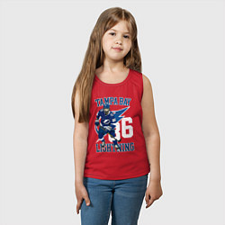 Майка детская хлопок Кучеров Никита, цвет: красный — фото 2