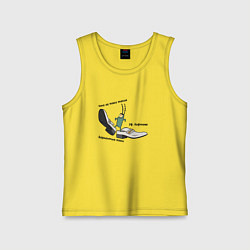 Детская майка Планктон в бархатных тягах