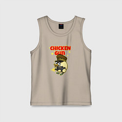Детская майка Chicken Gun - игра