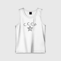 Детская майка СССР grey