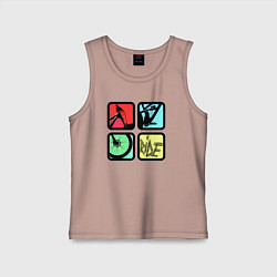 Детская майка Кататься