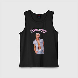 Майка детская хлопок Kenergy, цвет: черный