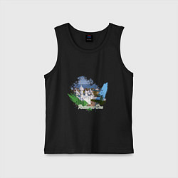 Майка детская хлопок Ростов-на-Дону Россия, цвет: черный