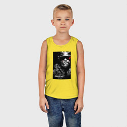 Майка детская хлопок The Outlast Trials Лиланд Койл, цвет: желтый — фото 2