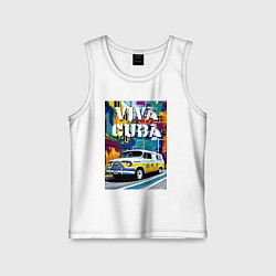 Детская майка Viva Cuba - car - retro