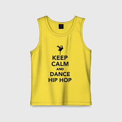 Детская майка Keep calm and dance hip hop