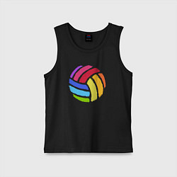 Детская майка Rainbow volleyball