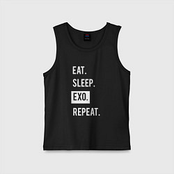 Детская майка Eat Sleep EXO Repeat