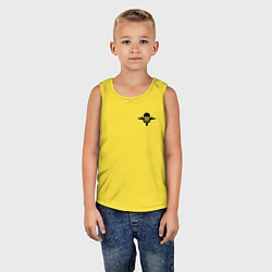 Майка детская хлопок ВДВ символ логотип, цвет: желтый — фото 2