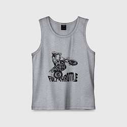 Детская майка Полный газ