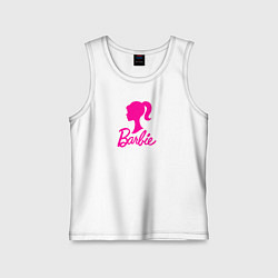 Детская майка Розовый логотип Барби