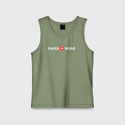 Детская майка Swiss wear middle