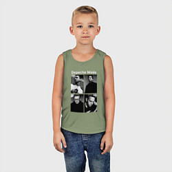 Майка детская хлопок Depeche Mode Violator 2, цвет: авокадо — фото 2