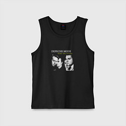 Майка детская хлопок Depeche Mode - Shake The Disease Faces, цвет: черный