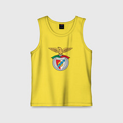 Майка детская хлопок Benfica club, цвет: желтый