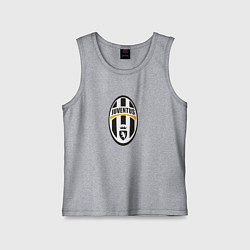 Майка детская хлопок Juventus sport fc, цвет: меланж