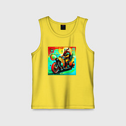 Детская майка Викинг на мотоцикле