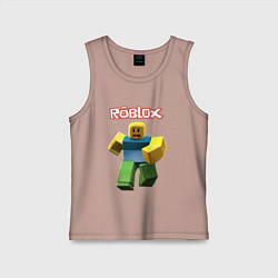 Детская майка Roblox бегущий персонаж