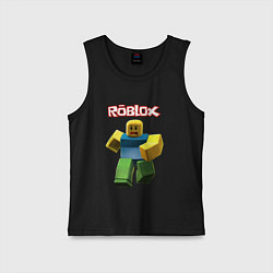 Детская майка Roblox бегущий персонаж