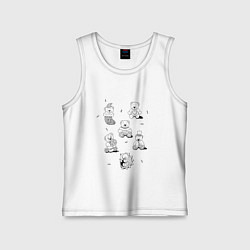 Детская майка Мишки - раскраски