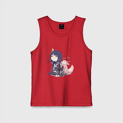 Детская майка Шогун Райден и лисичка Мико