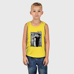 Майка детская хлопок Depeche Mode - Dave Gahan by Anton Corbijn, цвет: желтый — фото 2