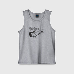 Детская майка Бросай работу, играй на гитаре