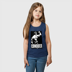 Майка детская хлопок Арнольд - конкурируй, цвет: тёмно-синий — фото 2