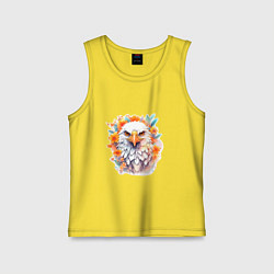 Детская майка Орел в цветах