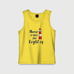 Детская майка Маяк ретро