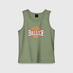 Детская майка Baller style