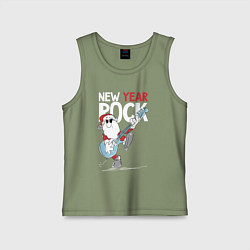 Детская майка Новогодний рок