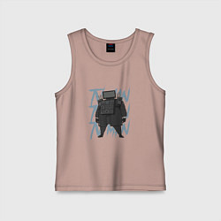 Детская майка Упитанный ТВ Мен