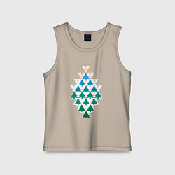 Детская майка Ангелы и Елочки -рождественская метаморфоза в стил