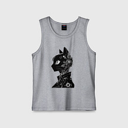 Детская майка Кибер кошечка - аниме