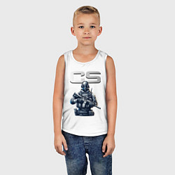 Майка детская хлопок Counter Strike - stormtrooper, цвет: белый — фото 2