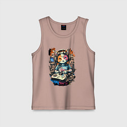 Детская майка Котейка геймер