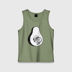 Детская майка Космическое авокадо