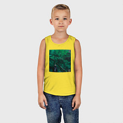 Майка детская хлопок Phosphor, цвет: желтый — фото 2