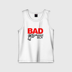 Детская майка Bad boy with gun