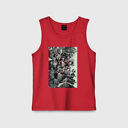 Детская майка Ван-Пис Луффи Монки Д