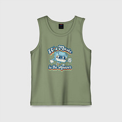 Детская майка 80 s music is the answer