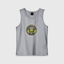 Детская майка Музыкальный череп