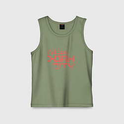 Майка детская хлопок New york city streetwear, цвет: авокадо