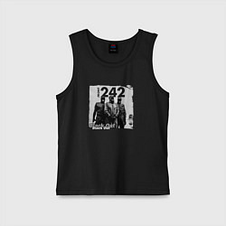 Майка детская хлопок Front-242 - A band on tour, цвет: черный