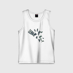 Детская майка Я люблю деньги