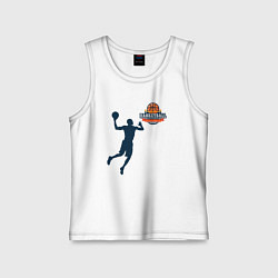 Детская майка Игрок в баскетбол basketball