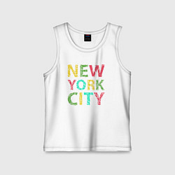 Детская майка New York city colors